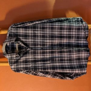 Express modern for button down shirt, plaid